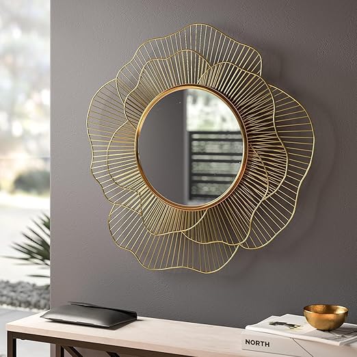 Iron Decorative Wall Mounted Mirror 
