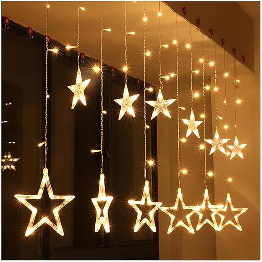 Star String Curtain LED Lights