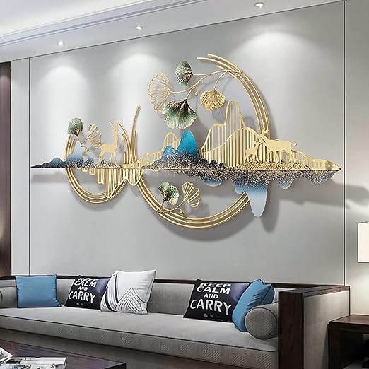 Modern Metal Wall Art Sculpture