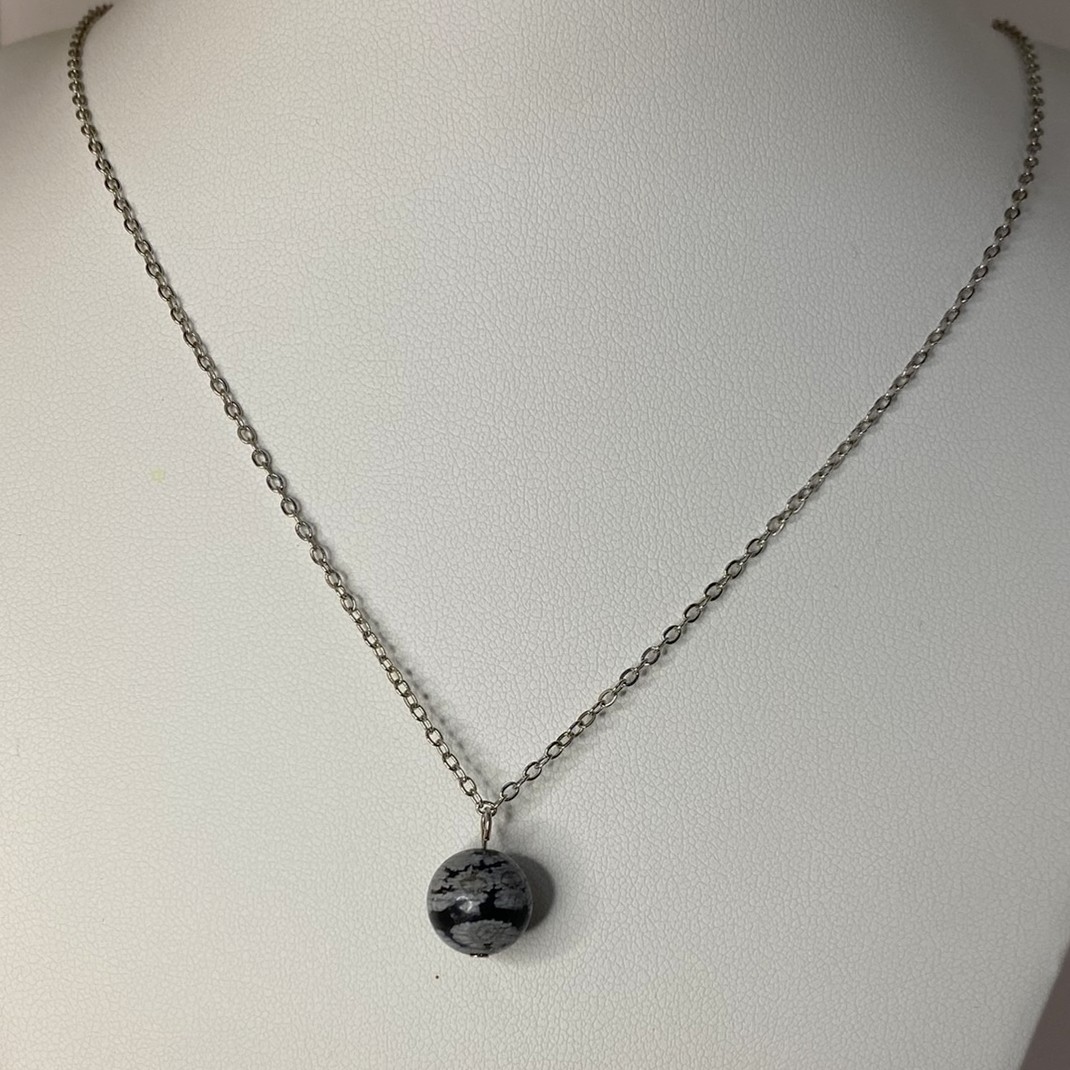 Collier Obsidienne