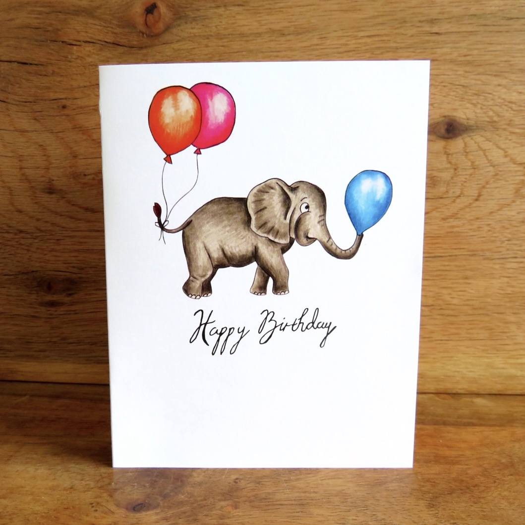Happy Birthday - Elephant