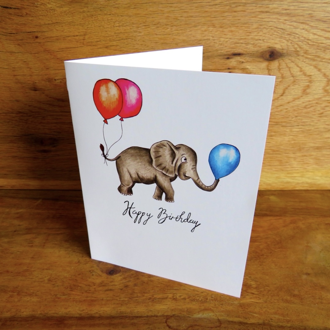 Happy Birthday - Elephant