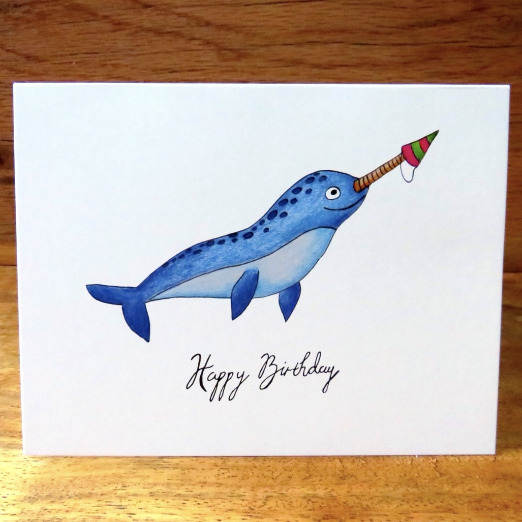Happy Birthday - Narwhal