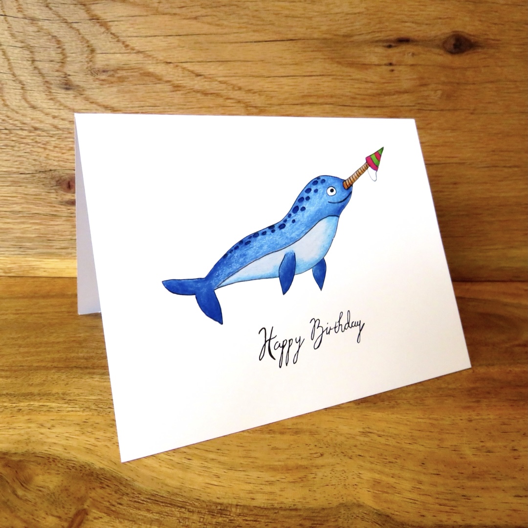 Happy Birthday - Narwhal