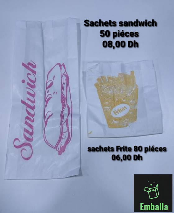 Sachets pour aliments