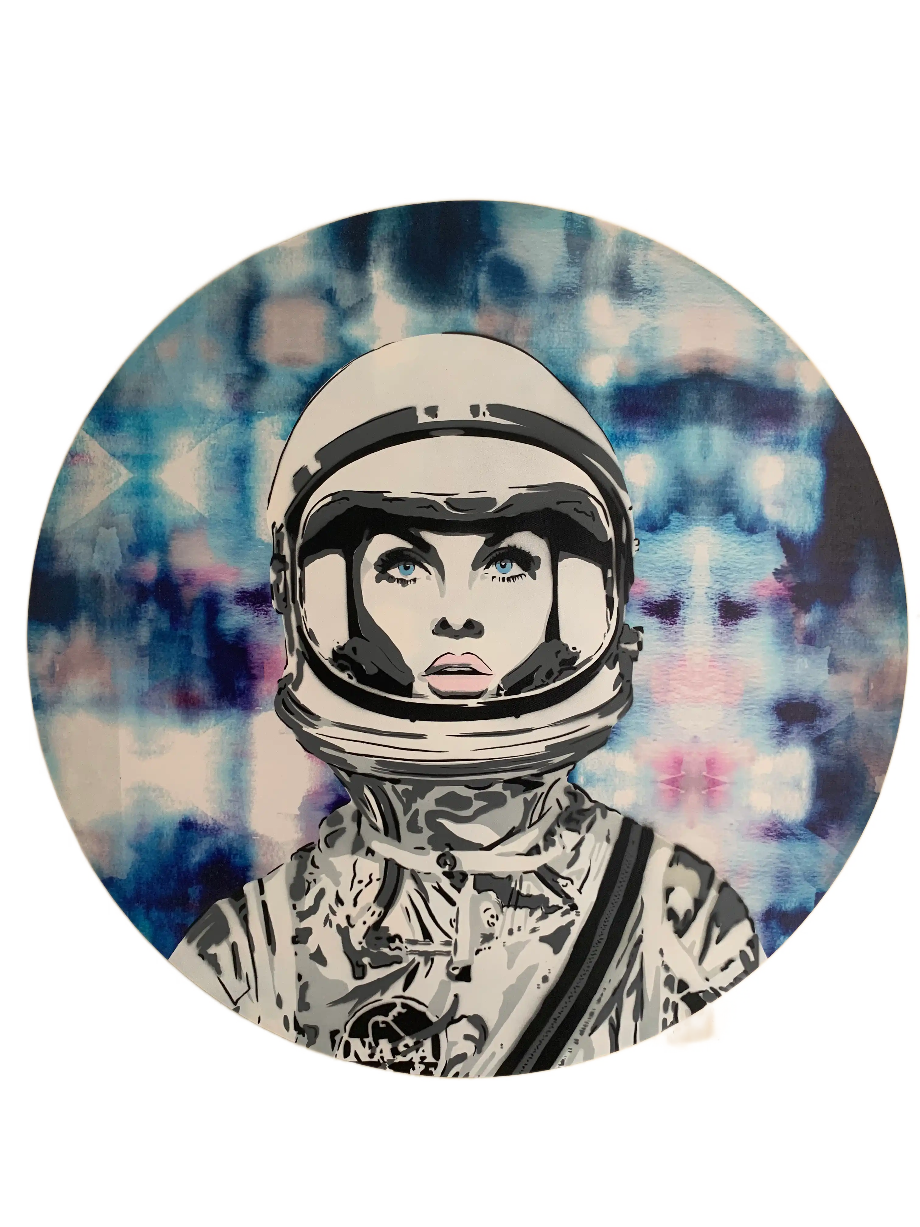 Astro | Blue Large Canvas Wall Art