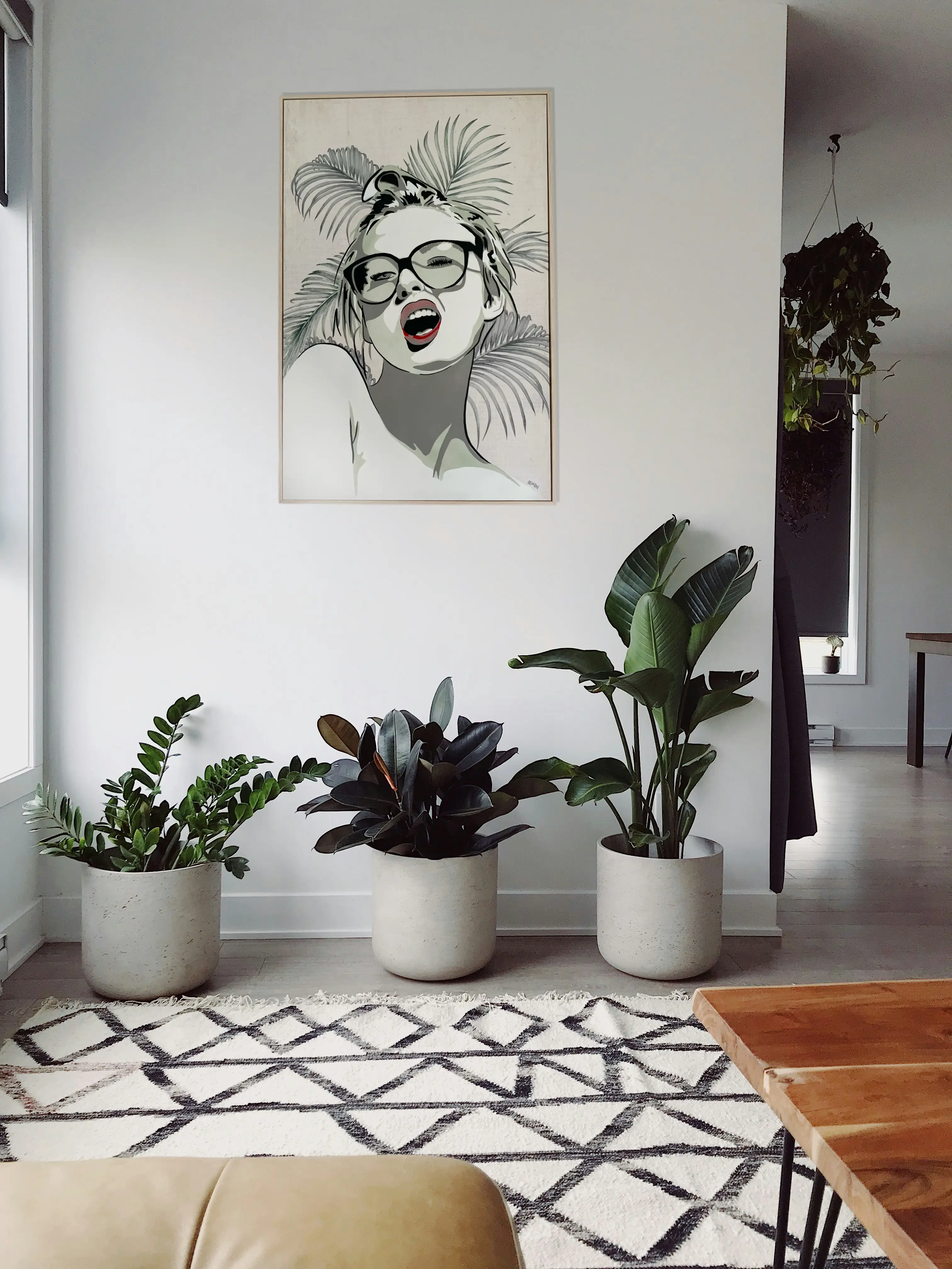Wink | Framed Canvas