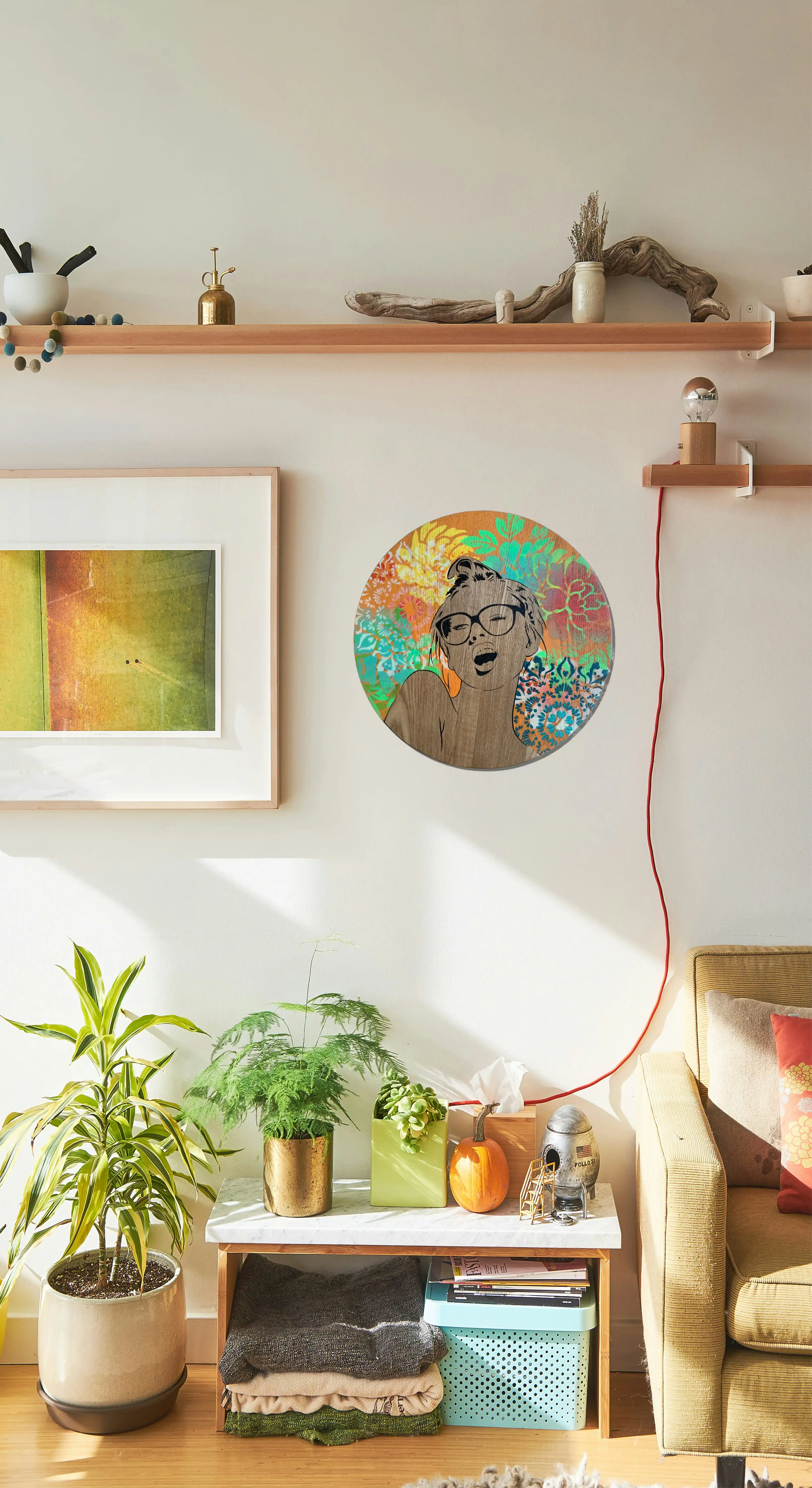 Wink | Wood panel