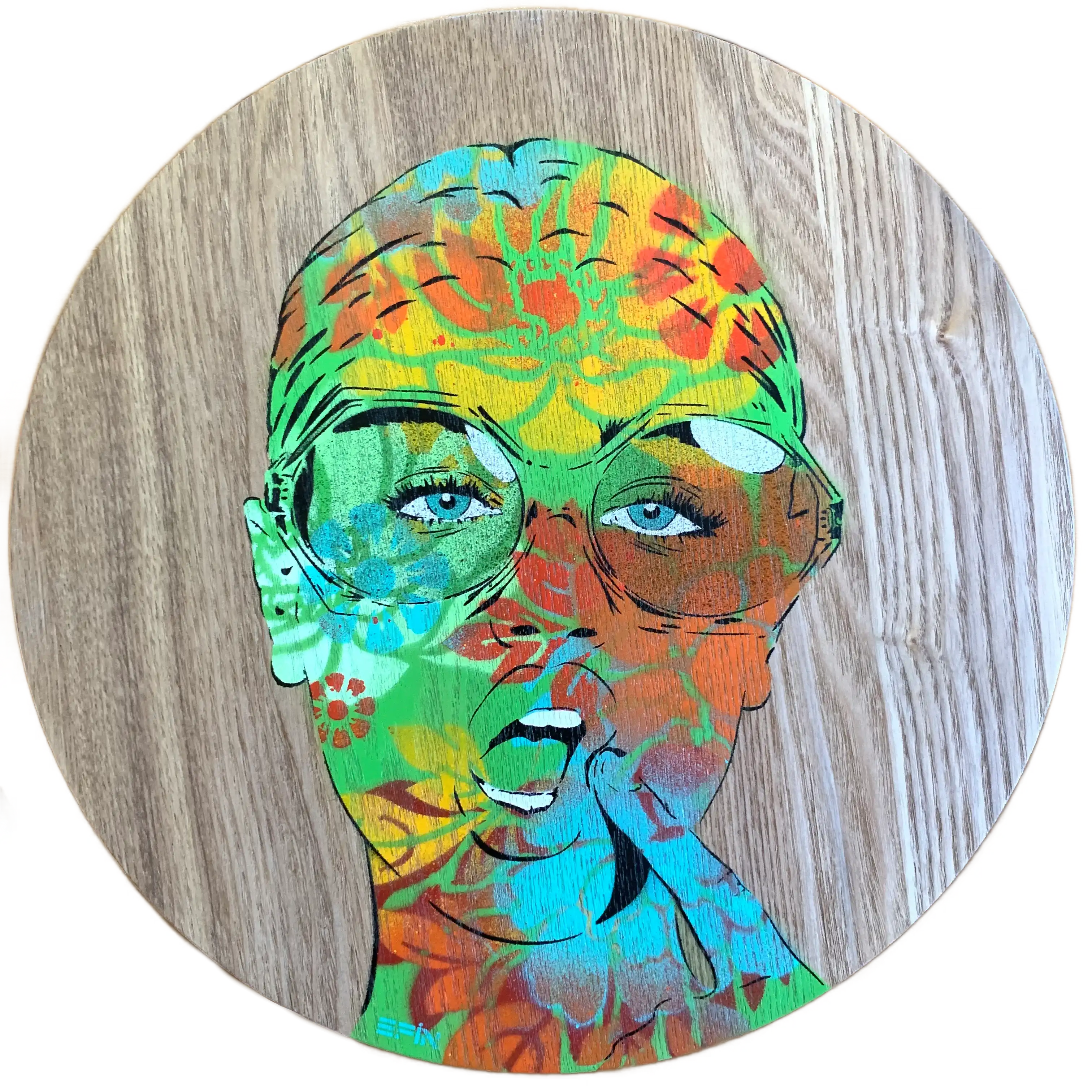 Sophia | Wood Panel (Light Green)