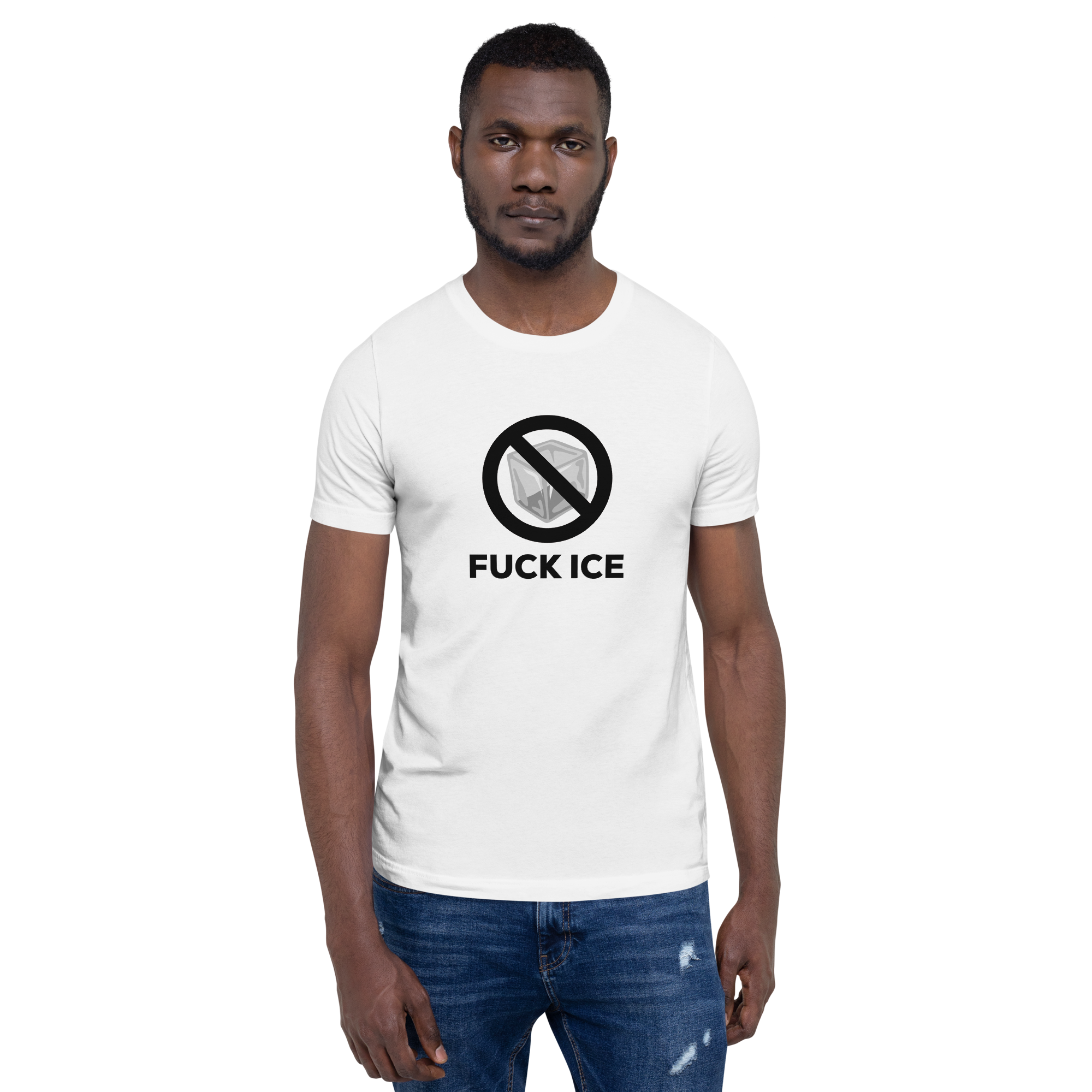 Fuck Ice Tee, Grayscale