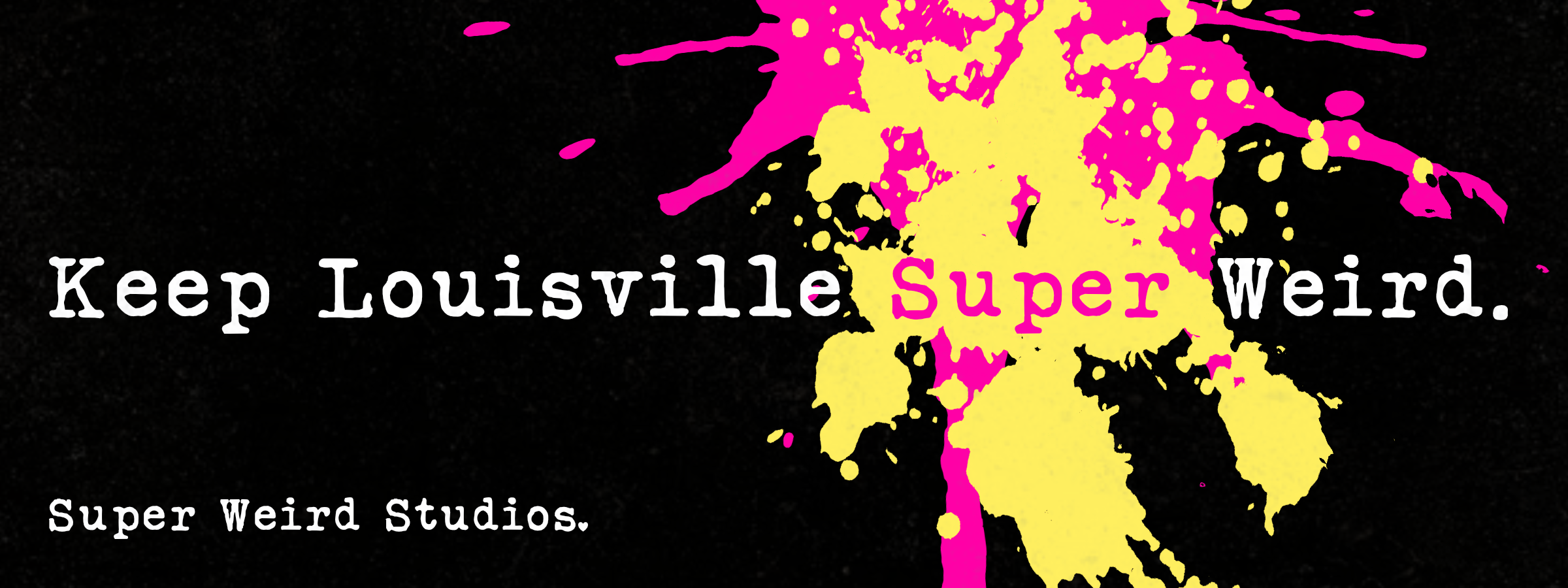 KEEP LOUISVILLE SUPER WEIRD BUMPER STICKER