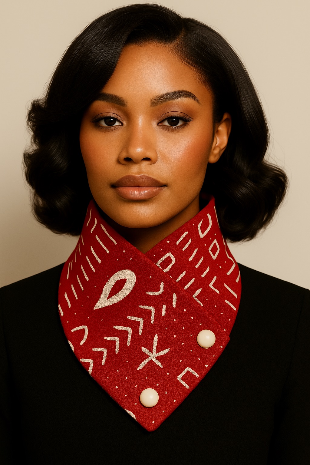 African Print Cotton Neck Warmer