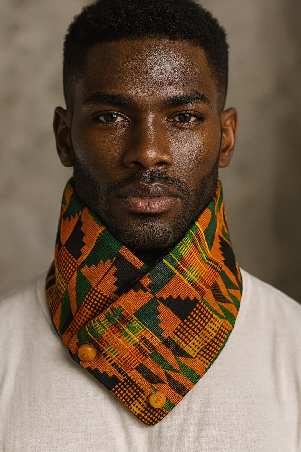 African Print Neck Warmer