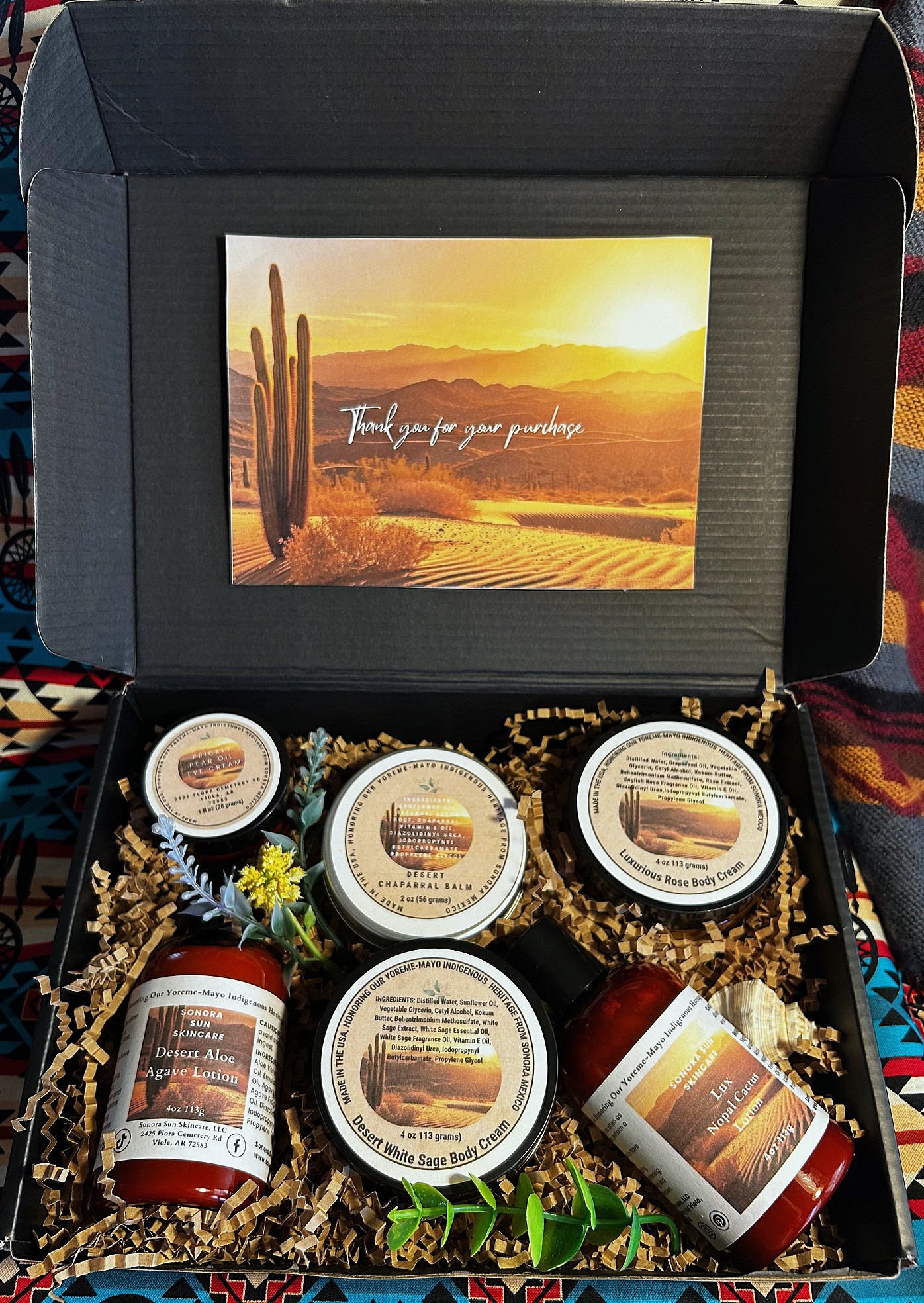 Desert Sunset Spa Gift Set