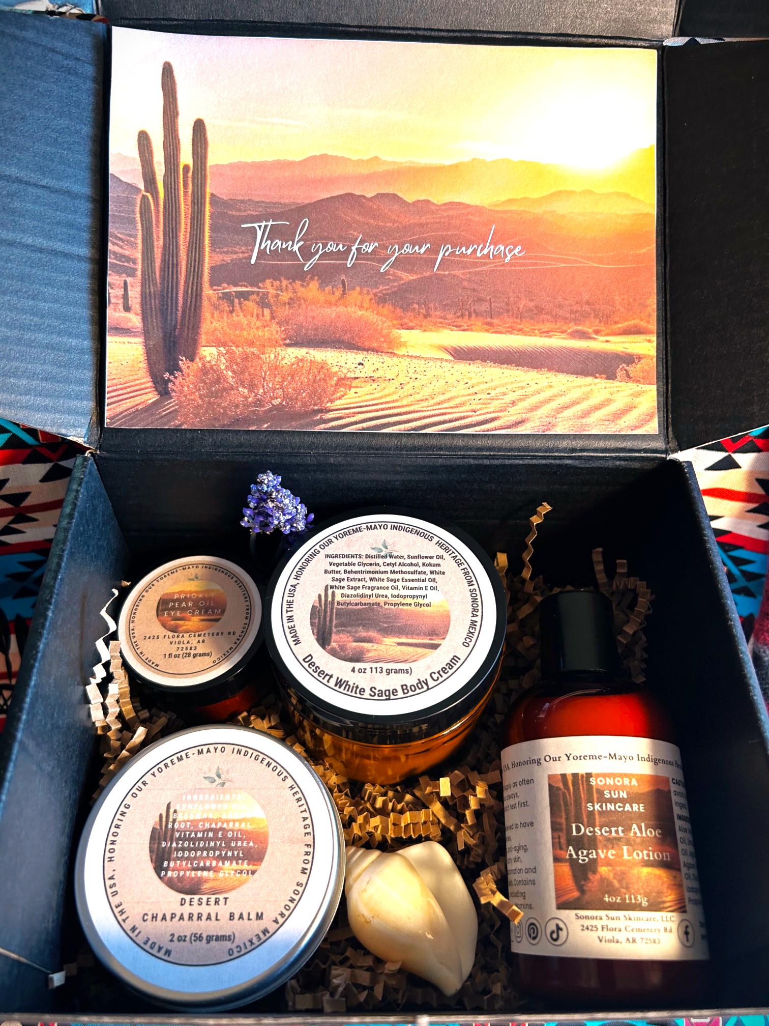 Desert Rain Skincare Gift Set