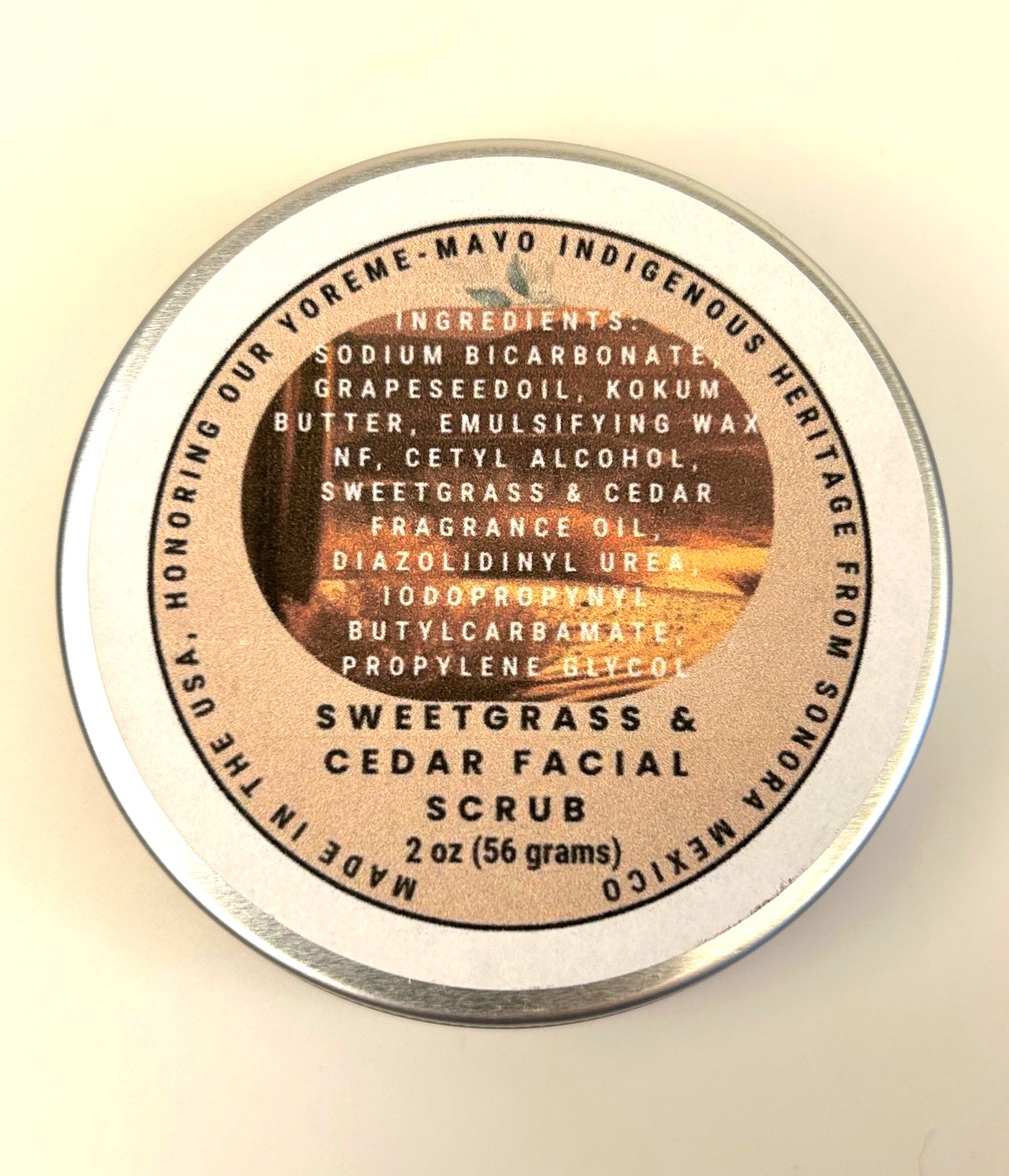 Sweetgrass & Cedar Facial Scrub