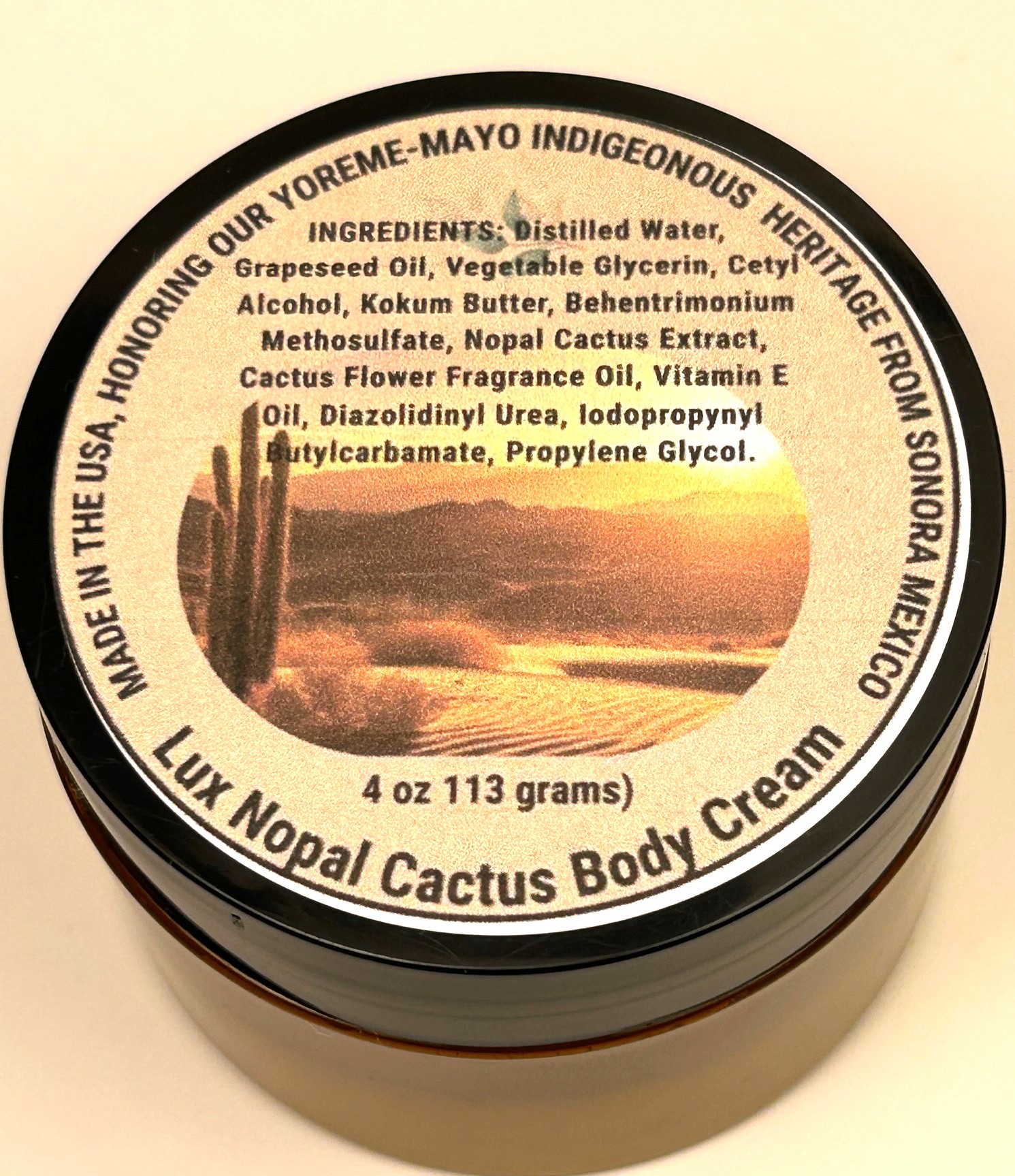 Lux Nopal Cactus Body Cream