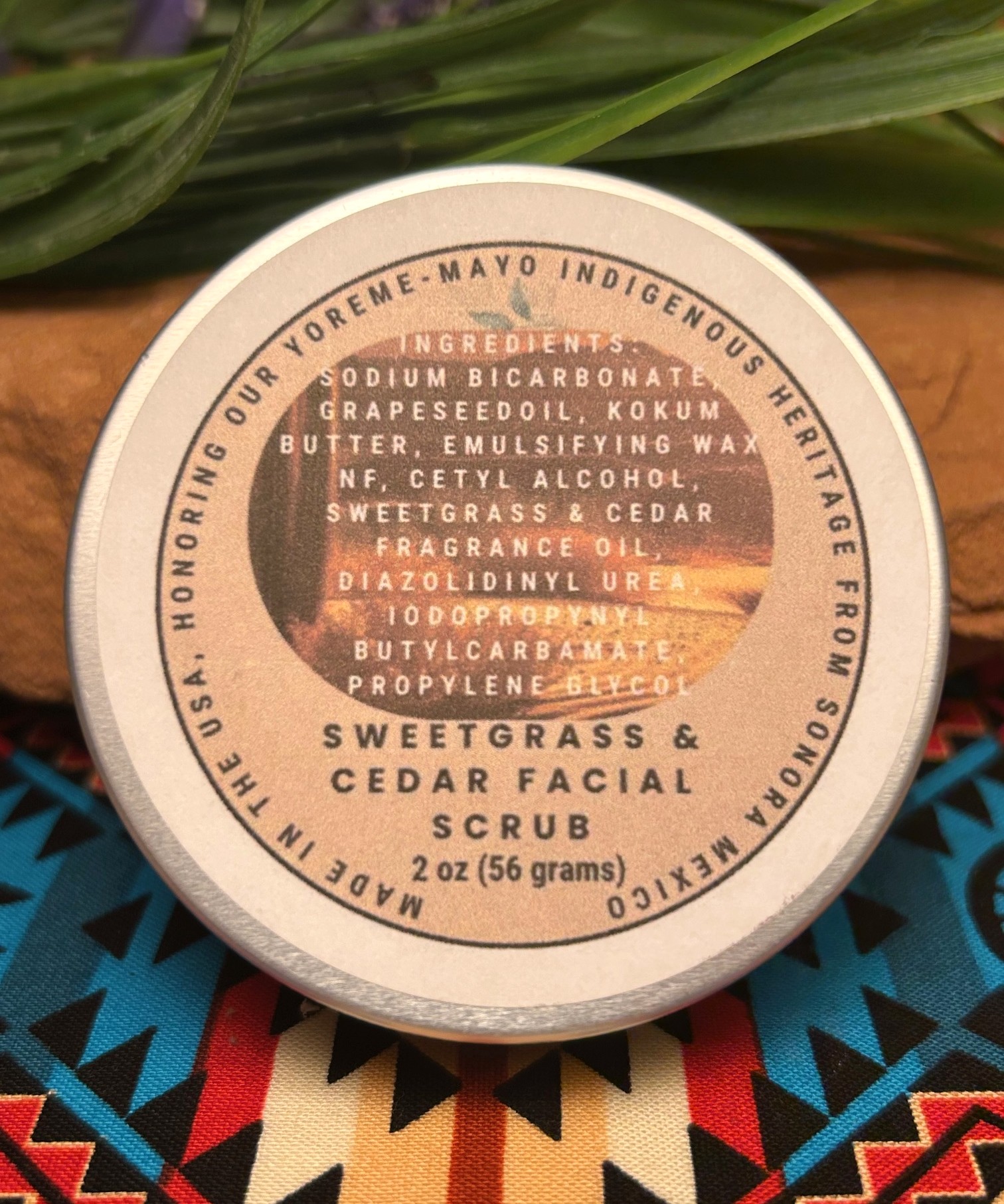 Sweetgrass & Cedar Facial Scrub