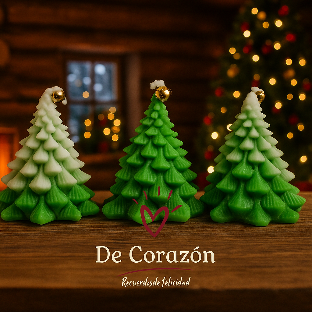 Velas de árbol de Navidad