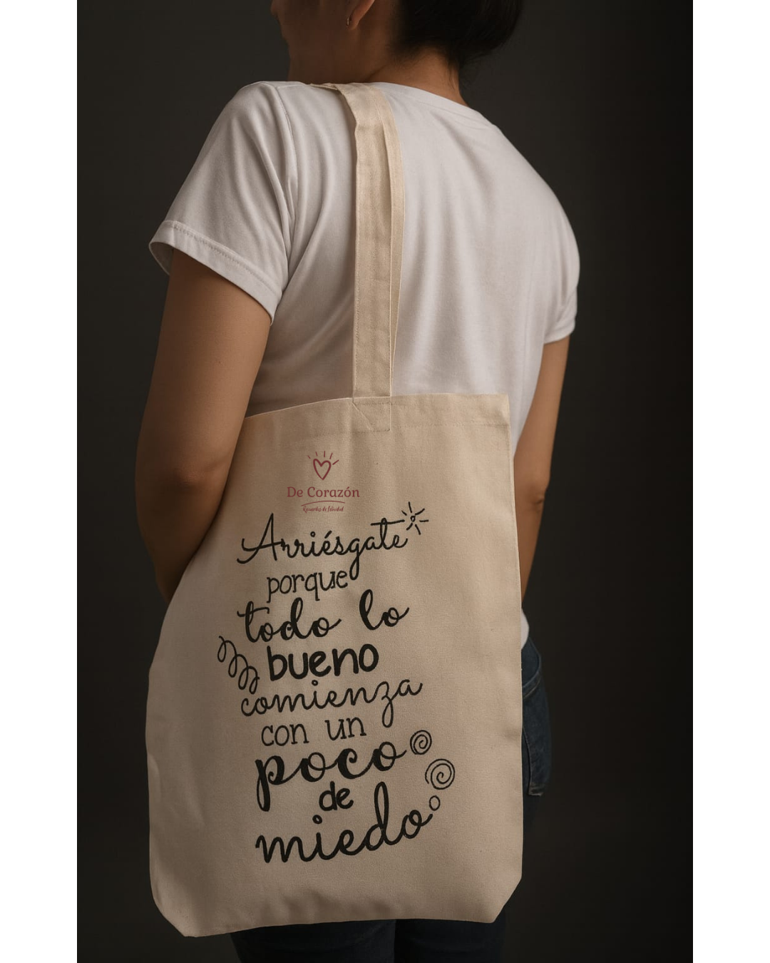 Bolsa ecológica con frases personalizada