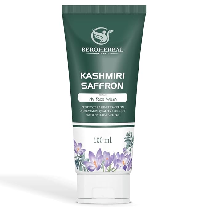 BERO HERBAL PRODUCTS Kashmiri Saffron Face Wash  (100 ml)