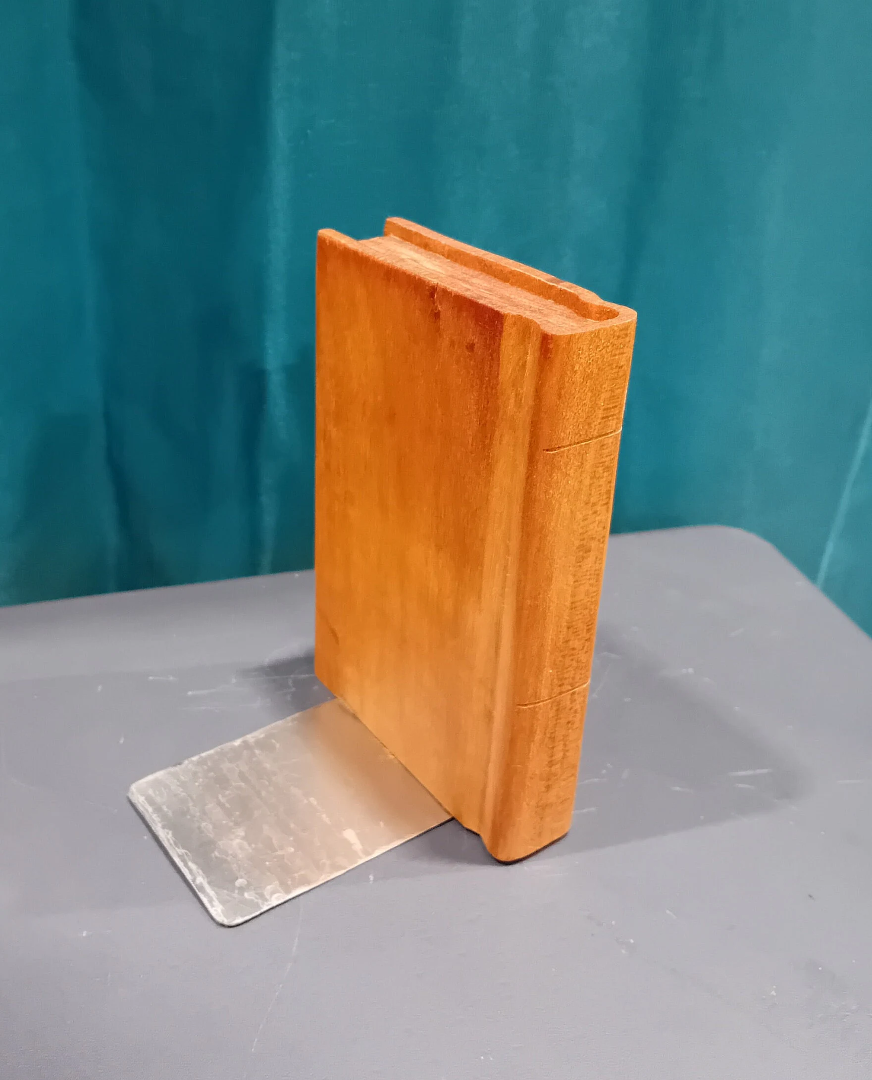 Pair of Wooden Book-style Bookends