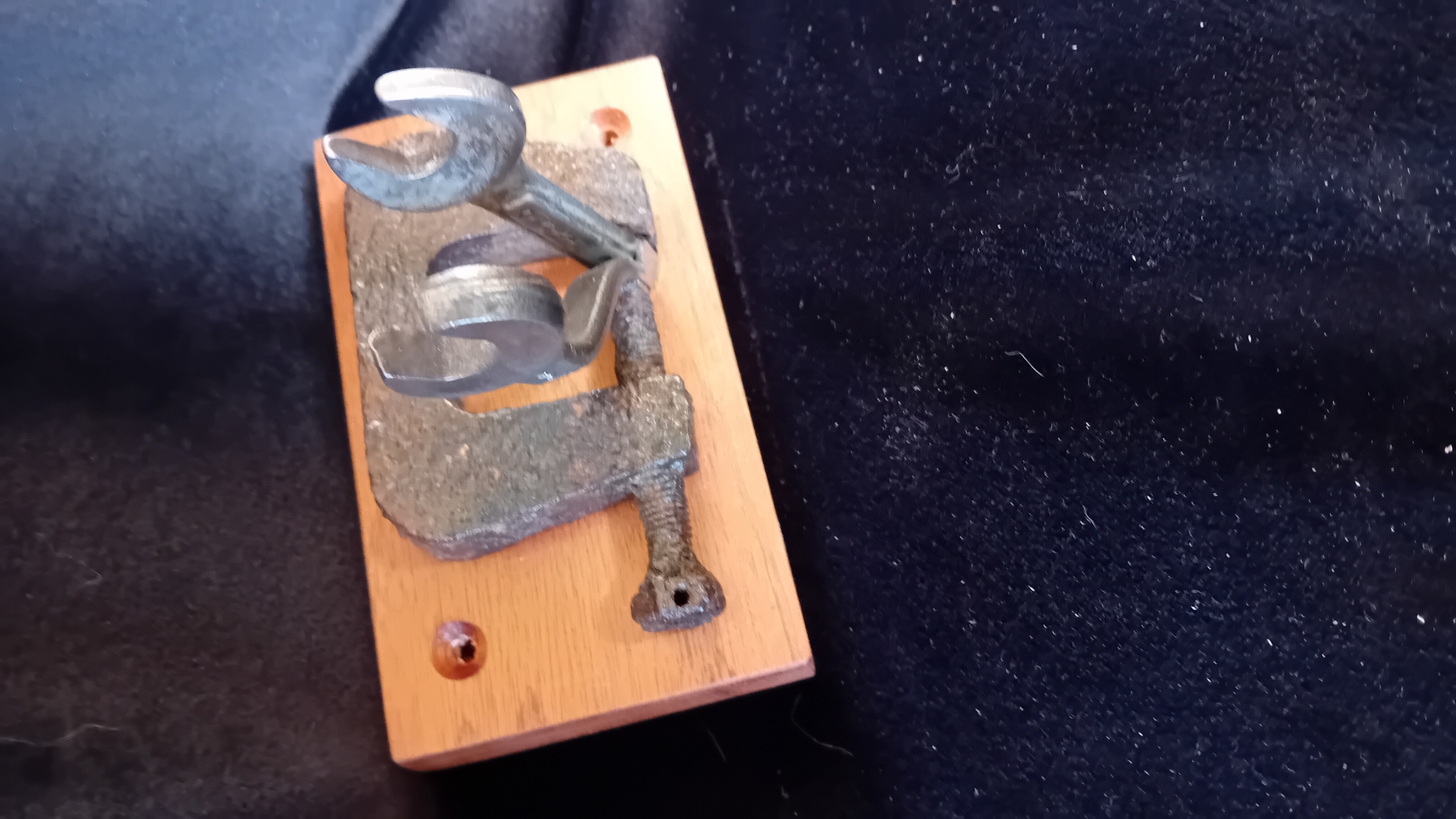 Vintage G Clamp and spanner hooks