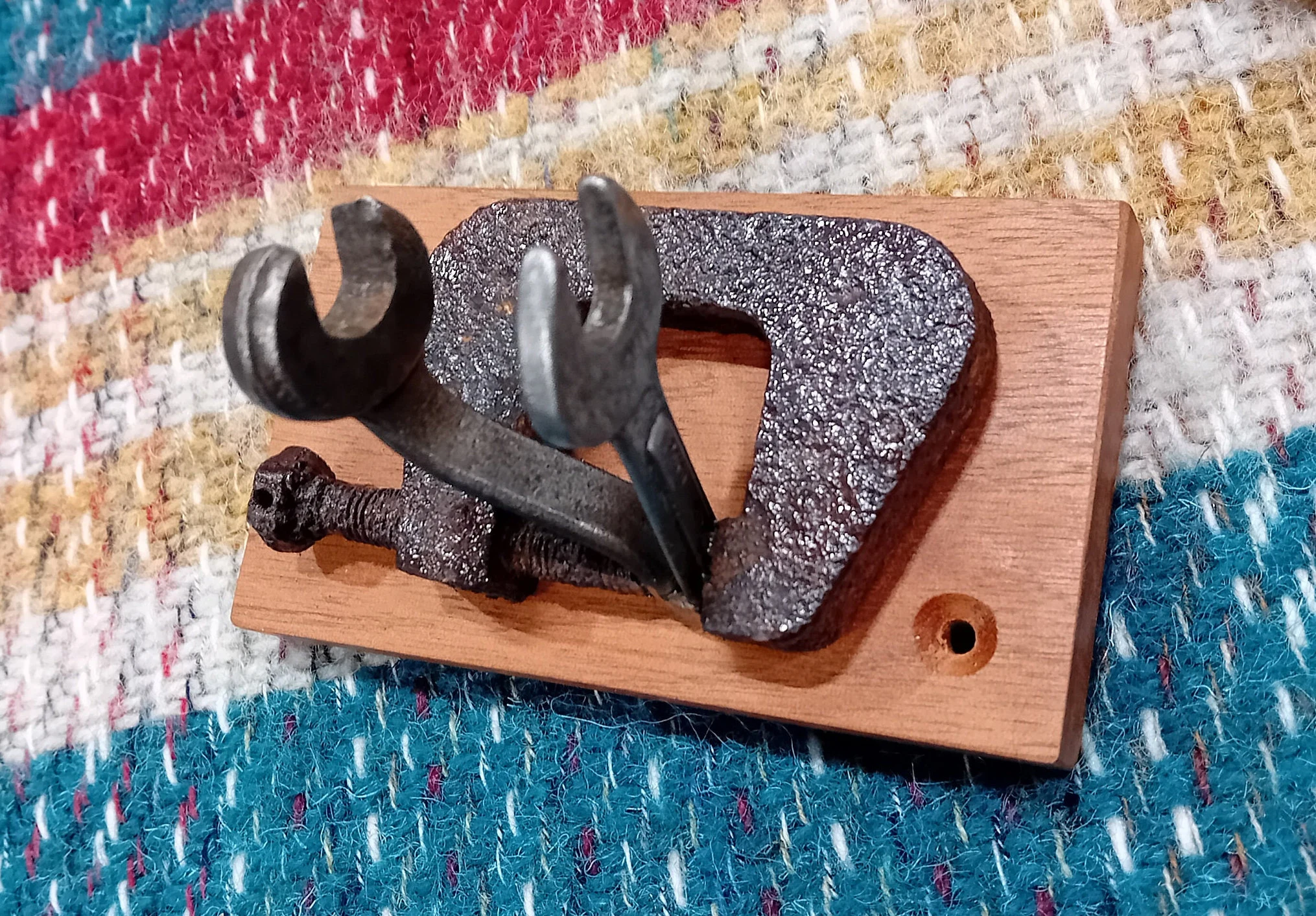 Vintage G Clamp and spanner hooks