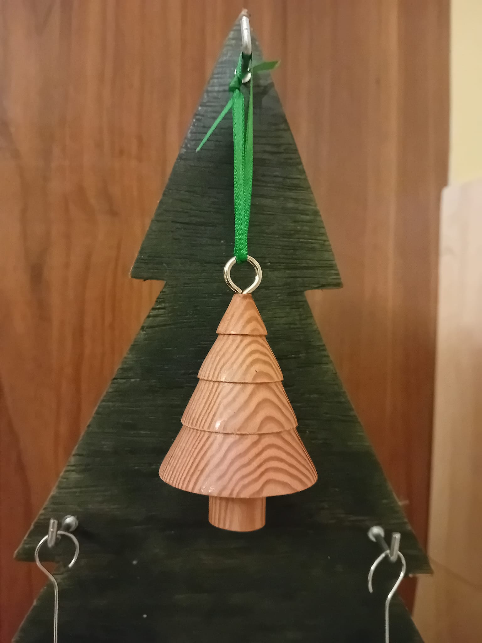 Hanging Wooden Christmas Tree