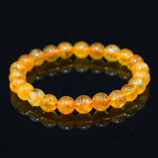 Citrine Beaded Bracelet