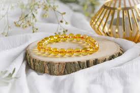 Citrine Beaded Bracelet