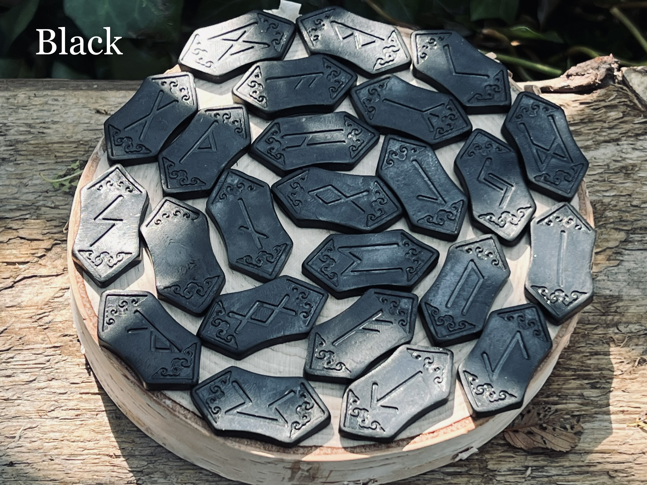 Handcrafted Clay Runes