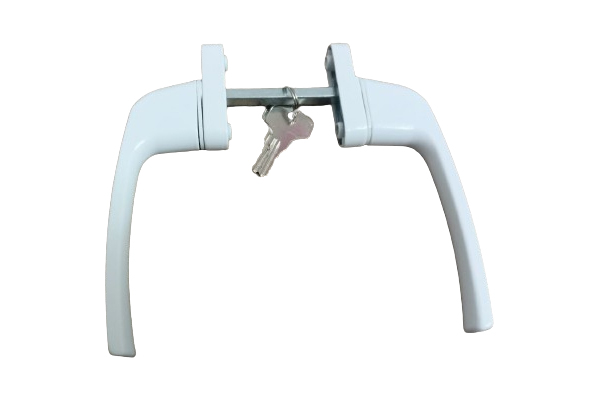PURANI DILLI CASEMENT WINDOW BOTH SIDE HANDLE PAIR WITH ONE SIDE KEY