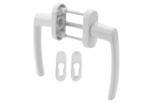 CASEMENT BOTH SIDE DOOR HANDLE WITH CYLINDER COVER