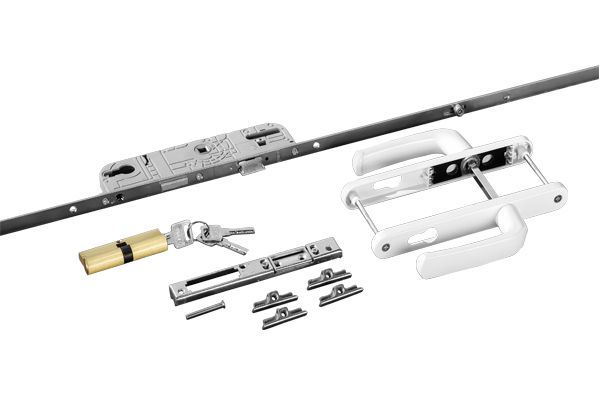 CASEMENT DOOR HANDLE LOCKABLE SET