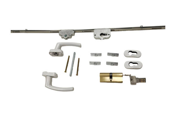  CASEMENT DOOR HANDLE SET WITH CYLINDER COVER
