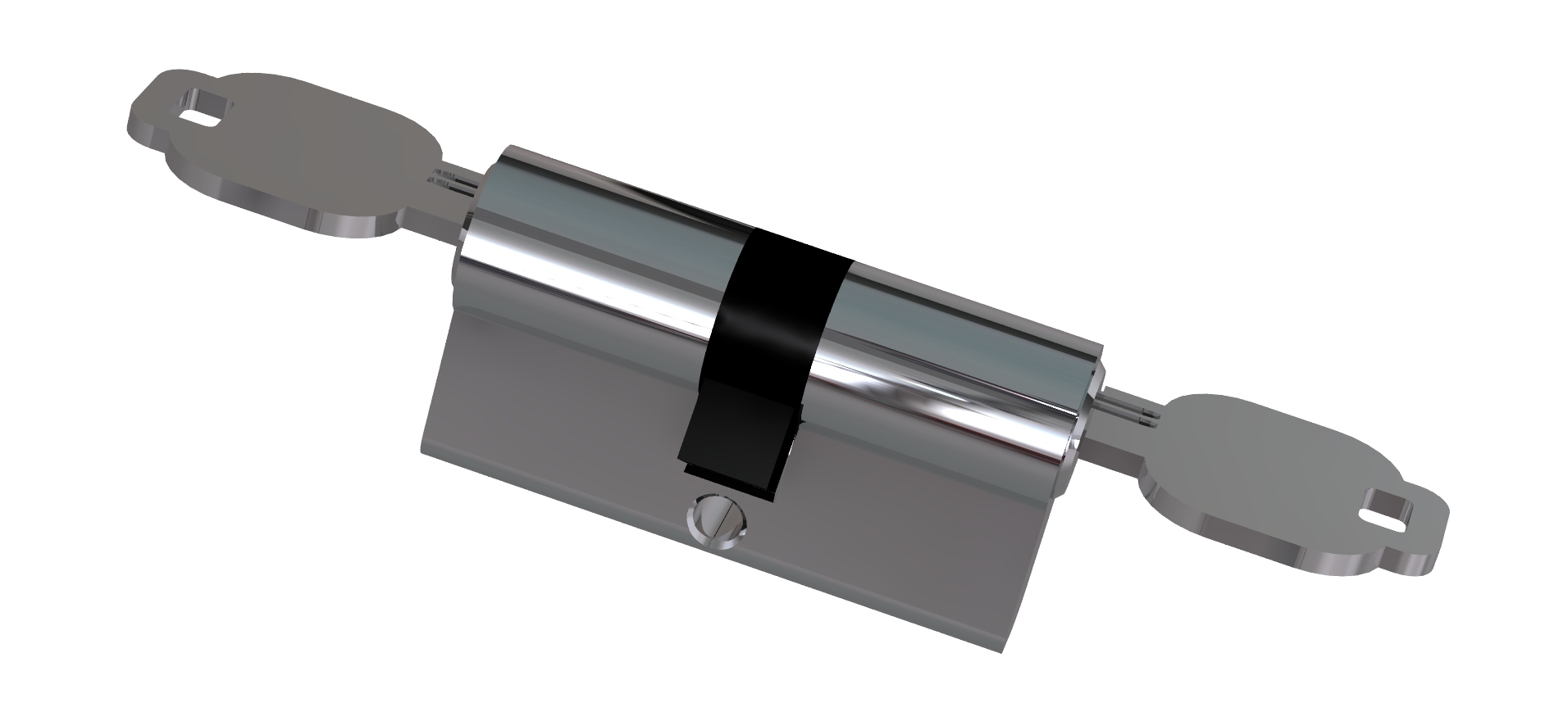 EURO BRASS CYLINDER - BOTH SIDE ULTRA KEYS (BSK)