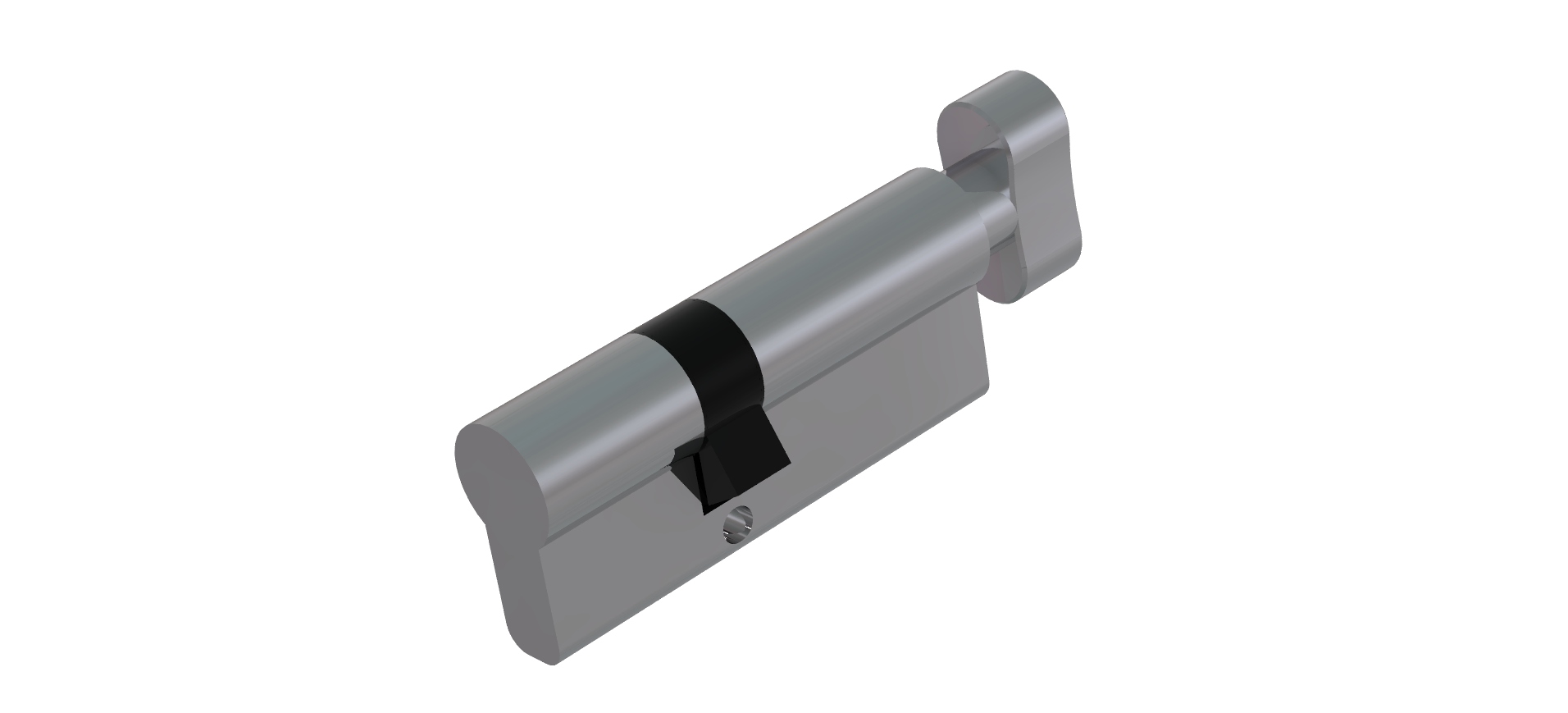 BRASS EURO PROFILE BLANK KNOB LOCK CYLINDER