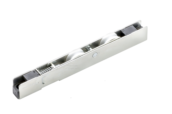 DOUBLE ADJUSTABLE ROLLER WHITE PVC