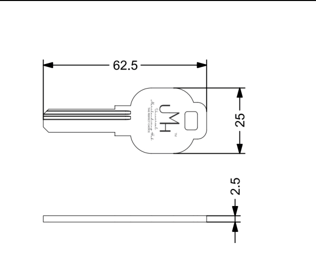 EURO PROFILE KEY+BLANK LOCK CYLINDER