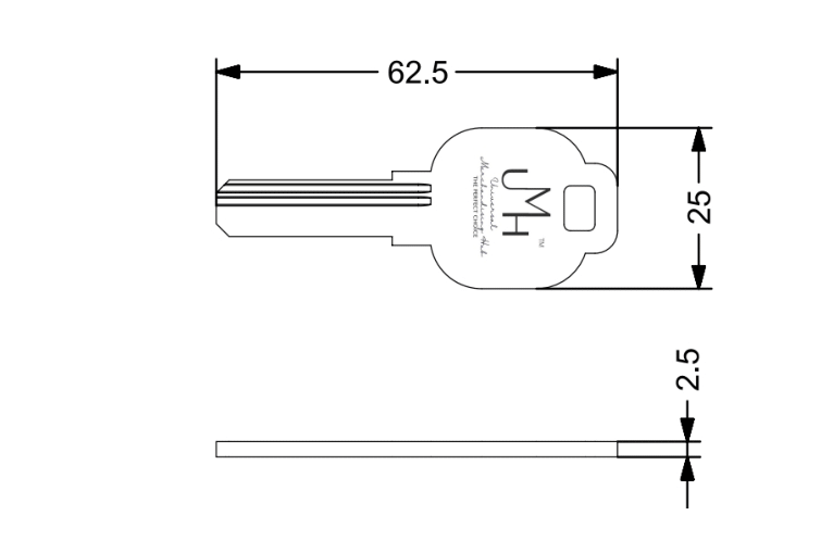 Brass Euro Profile Offset Lock Cylinder Both Side - BSK