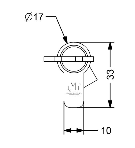 Brass Euro Profile Offset Lock Cylinder Both Side - BSK