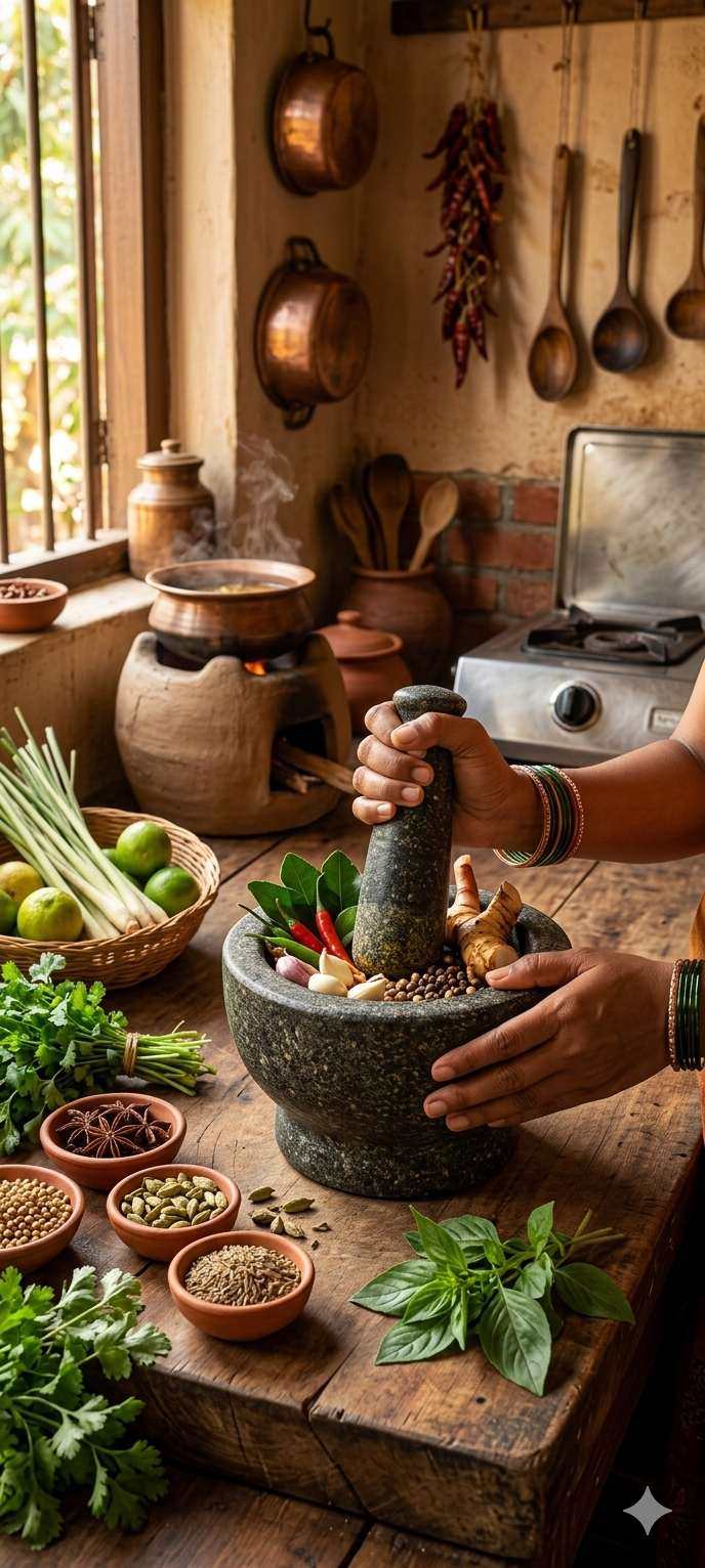 Granite Mortar and Pestle Set