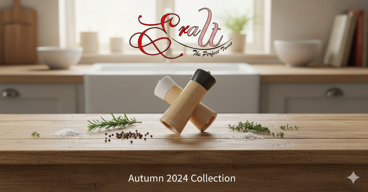 Wooden Salt and Pepper Grinder Set