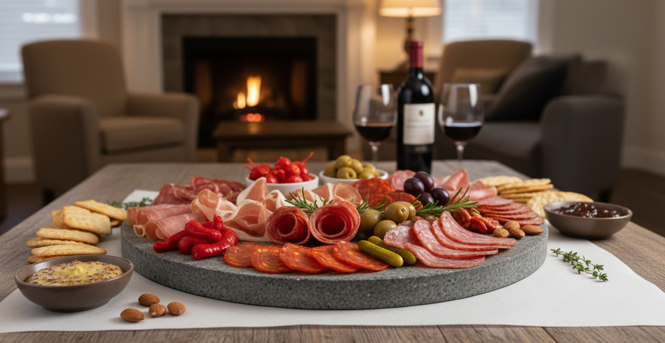 Gourmet Stone Cheese board