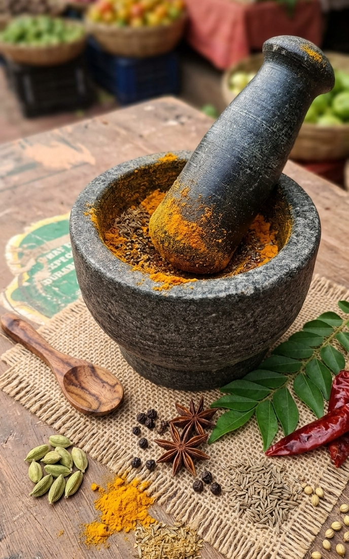 Granite Mortar and Pestle Set