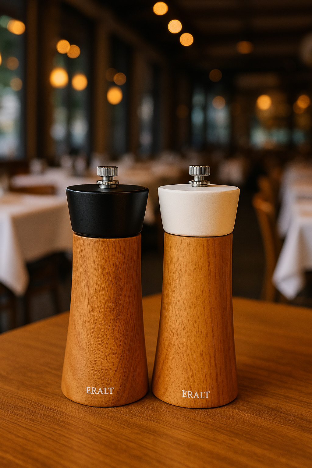 Wooden Salt and Pepper Grinder Set
