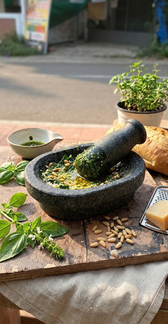 Granite Mortar and Pestle Set