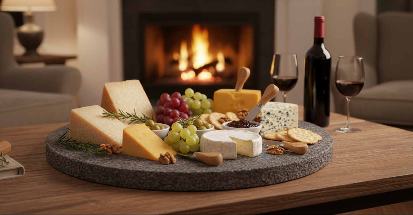 Gourmet Stone Cheese board