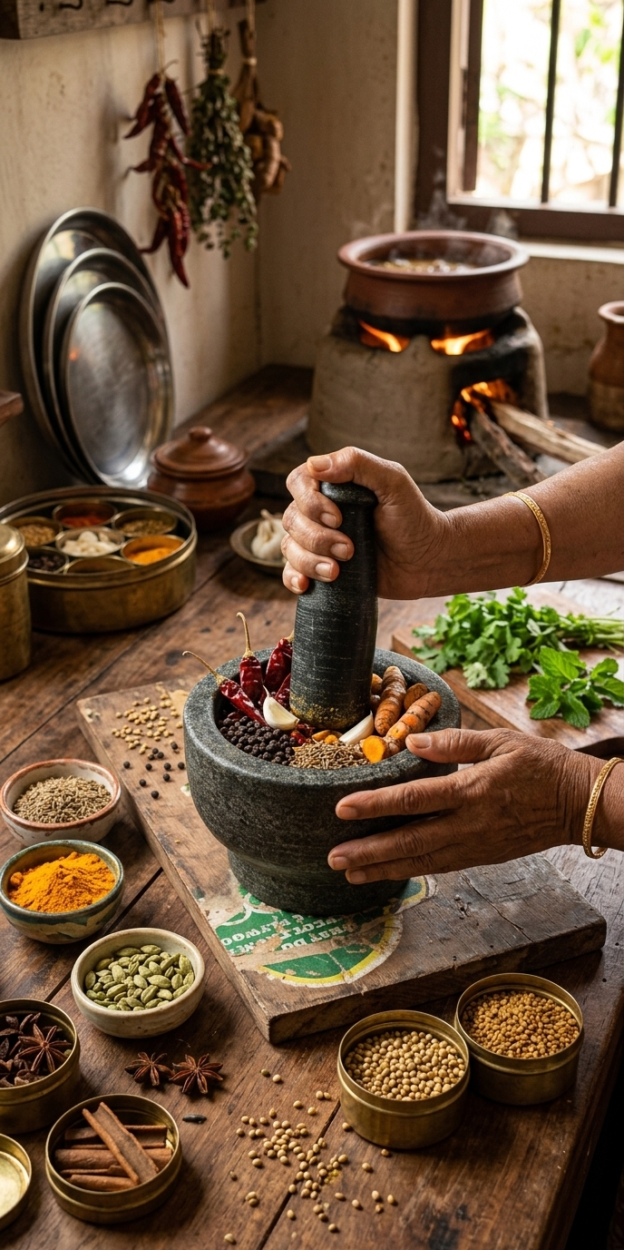 Granite Mortar and Pestle Set